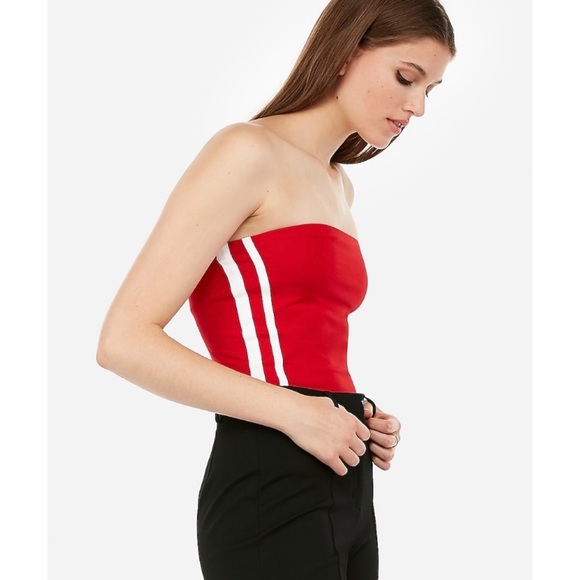 Sport Stripe Tube Top - Picture 1 of 16